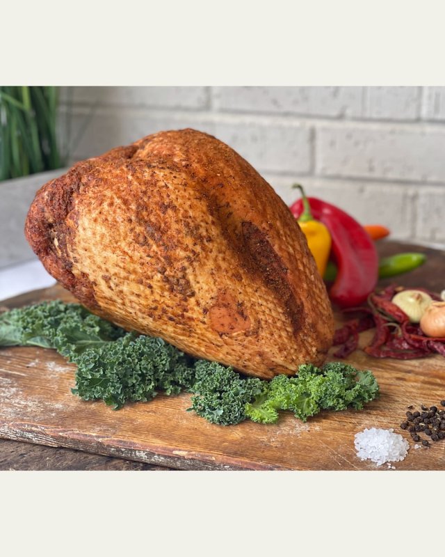Cajun Smoked Turkey Breast, Serves 7-9